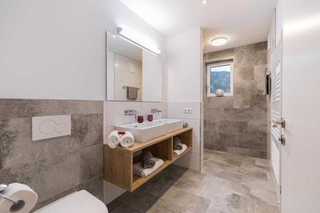 Kúpeľňa v ubytovaní Haus Vogelmühle