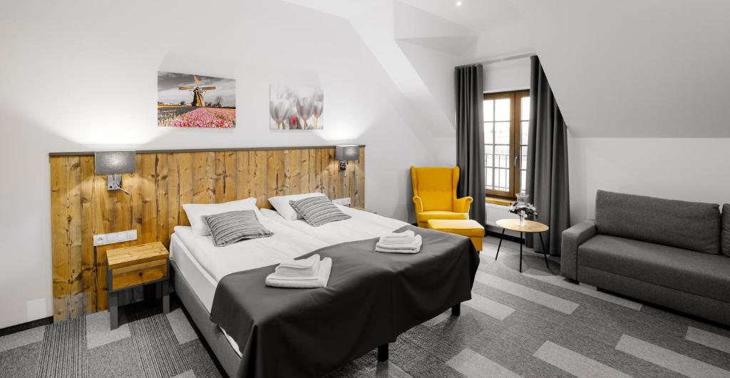 Posezení v ubytování Hotel Nowa Holandia