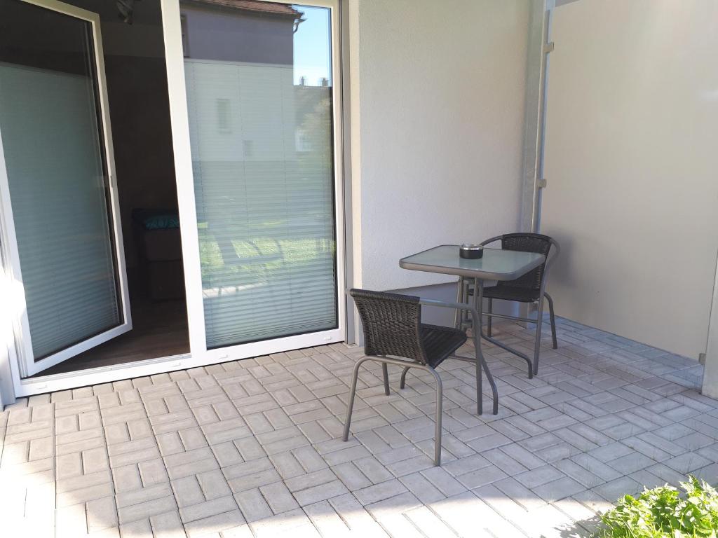 Patio nebo venkovní prostory v ubytování Aparthotel-Stadtallendorf