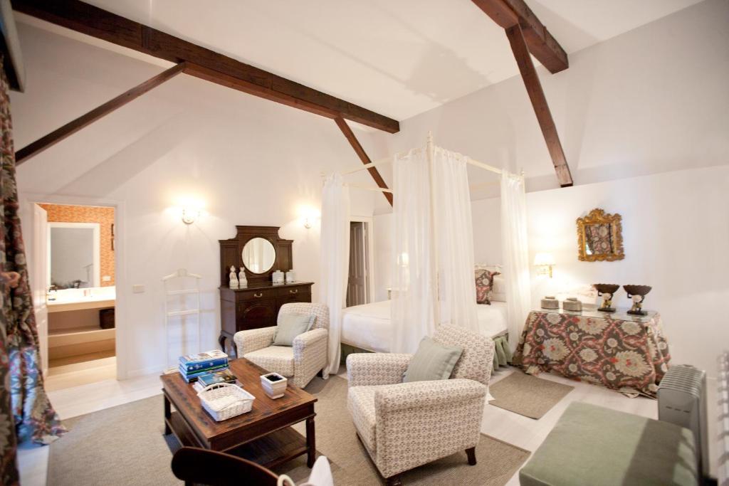 Posezení v ubytování Suites de Franchy