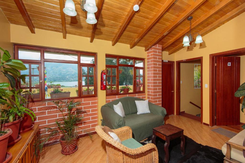 Posezení v ubytování Casa de Luis