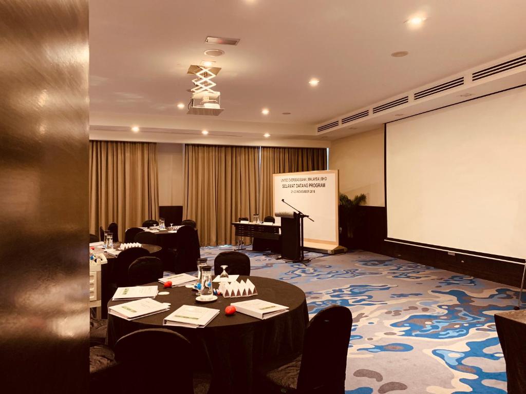 Der Geschäftsbereich oder Konferenzraum in der Unterkunft KL Service Suites at Times Square KL