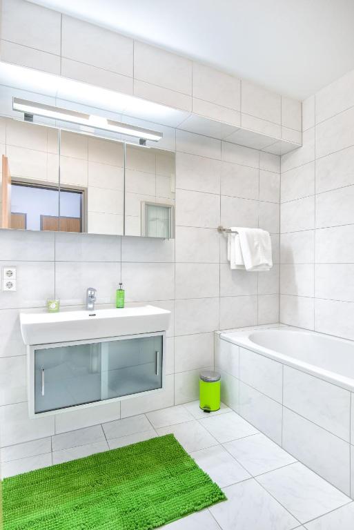 Koupelna v ubytování City Appartements Villach