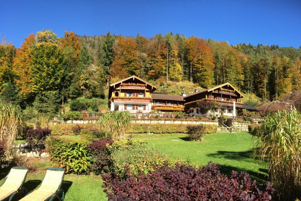Zahrada ubytování Hotel Pension Hubertus