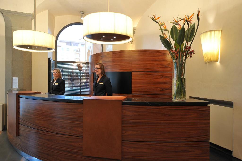 Vstupní hala nebo recepce v ubytování Hotel degli Orafi