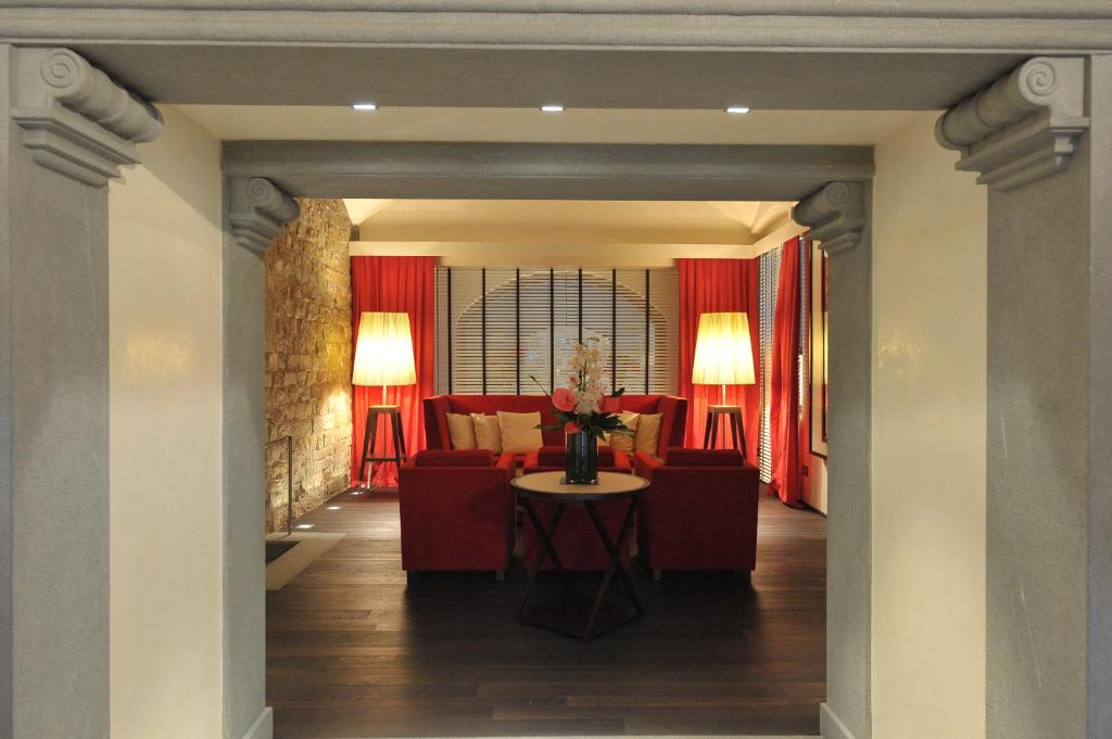 Posezení v ubytování Hotel degli Orafi