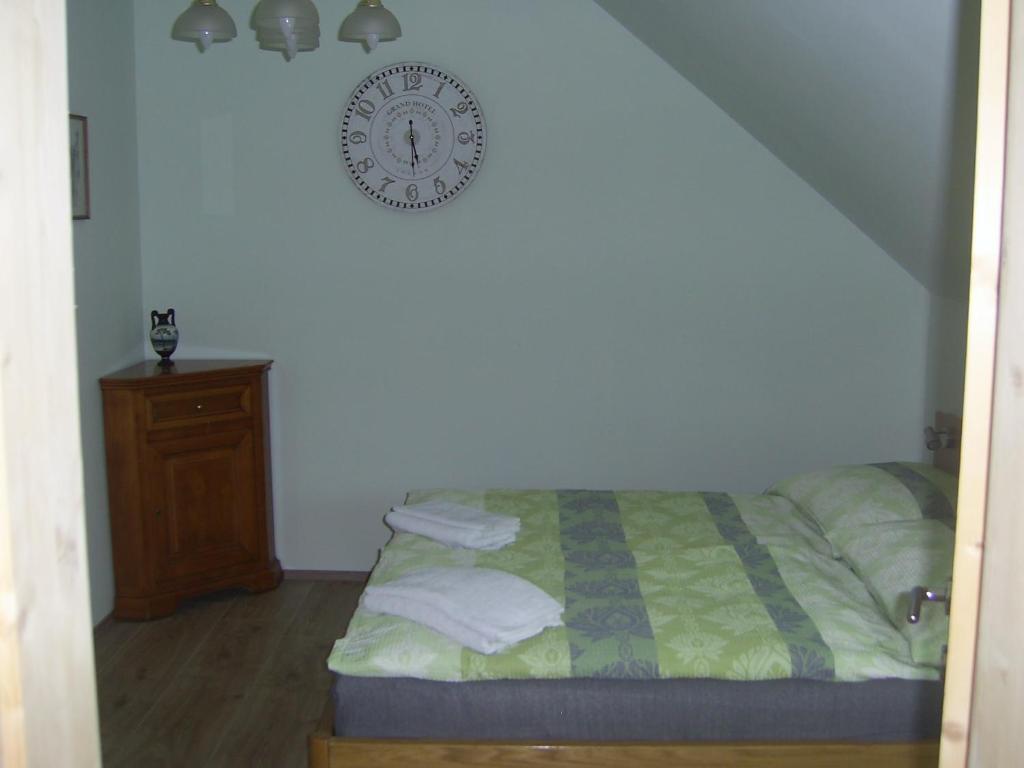 Postel nebo postele na pokoji v ubytování Das Haus am See
