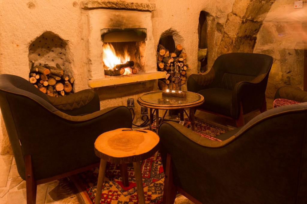 A seating area at Aden Hotel Cappadocia