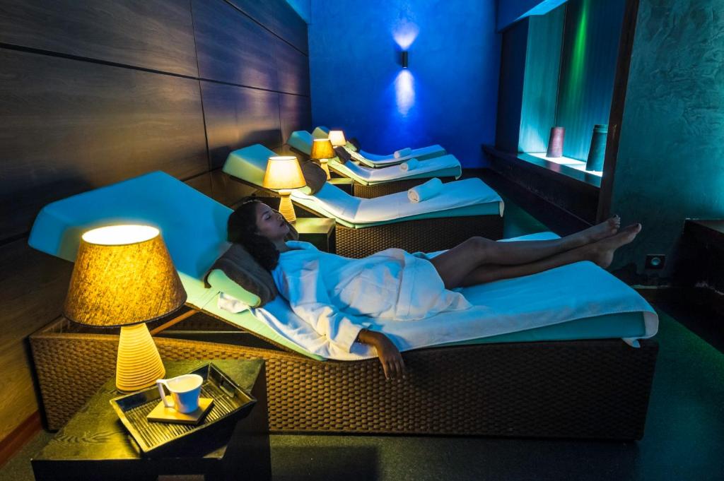 Lázně a/nebo wellness v ubytování Mahogany Hotel Residence & Spa