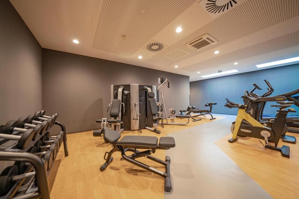 Fitness centrum a/nebo fitness zařízení v ubytování roomz Vienna Prater