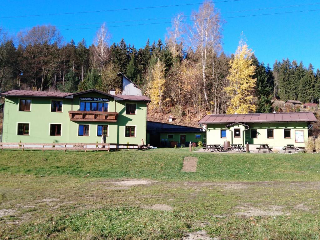 Budova, kde se penzion nachází