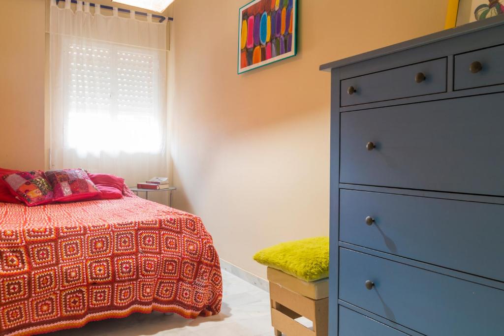 Posteľ alebo postele v izbe v ubytovaní Apartamento Patri