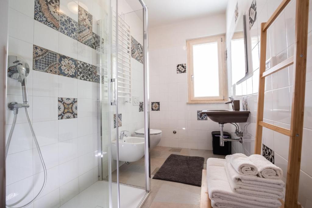 Koupelna v ubytování B&B A Pochi Passi