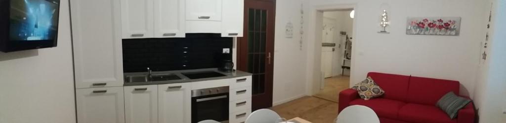Televízia a/alebo spoločenská miestnosť v ubytovaní La casa di Cì-CÌ