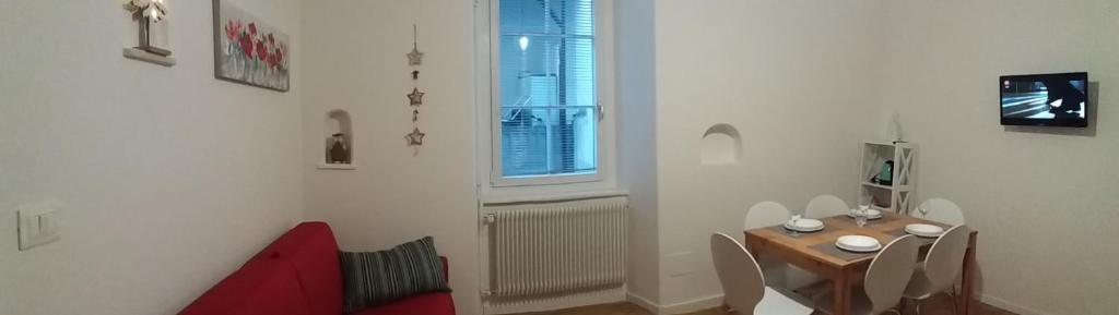Televízia a/alebo spoločenská miestnosť v ubytovaní La casa di Cì-CÌ