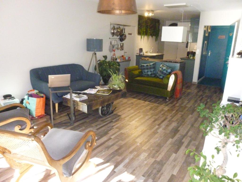 Posezení v ubytování 1 Chambre, 1 P'tit dèj', 1 Sourire