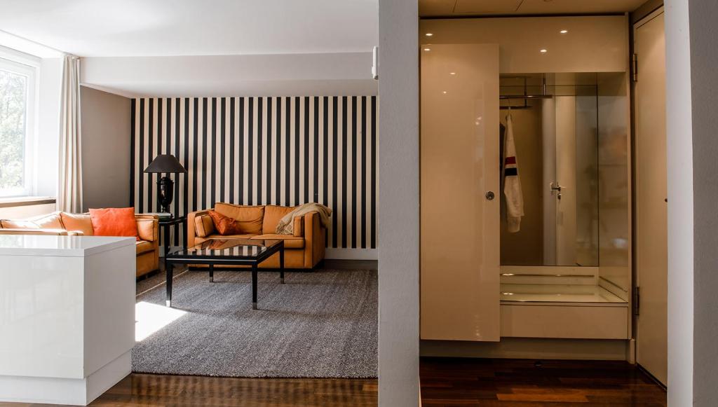 Posezení v ubytování Hotel Gerbermühle