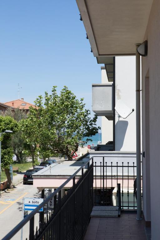 En balkong eller terrasse på Residence Tre Trilo&Suites