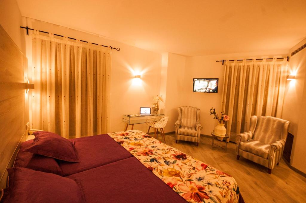 Postel nebo postele na pokoji v ubytování Hotel Hc Zoom