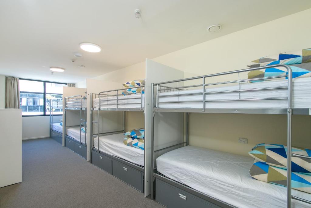 Letto o letti in una camera di Hobson Lodge