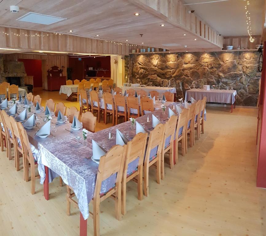 Restaurace v ubytování Vats Fjellstue