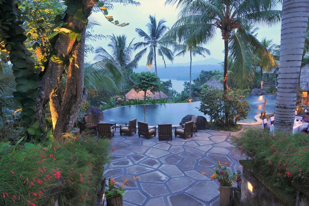 Zahrada ubytování Taman Wana Resort Palasari