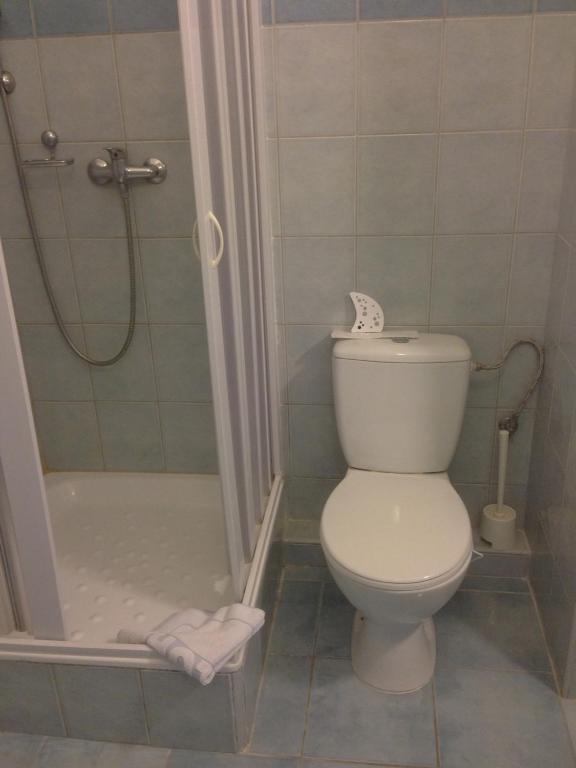 Koupelna v ubytování Hotel Prim