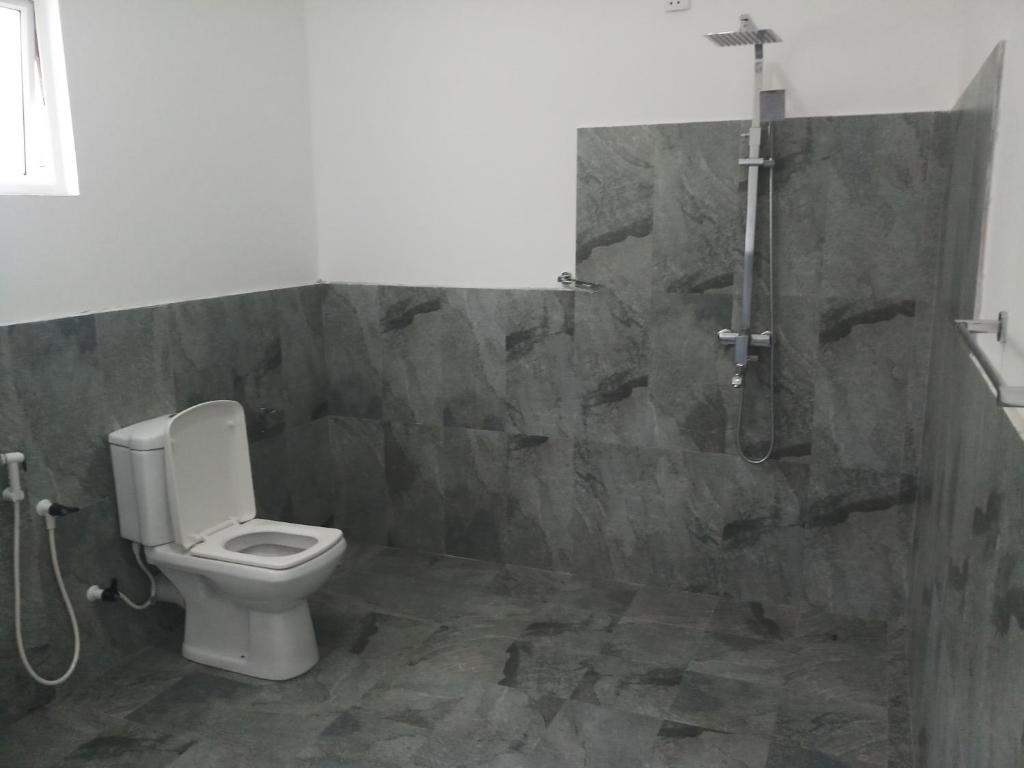 Koupelna v ubytování Lakvilla