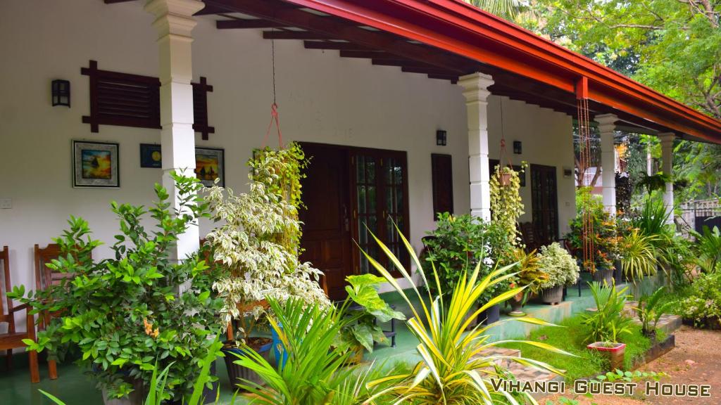 Zahrada ubytování Vihangi Guesthouse