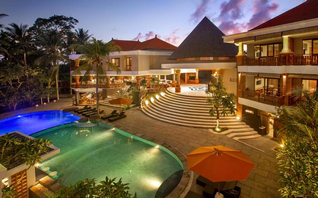 Bazén v ubytování Green Field Resort Ubud nebo v jeho okolí