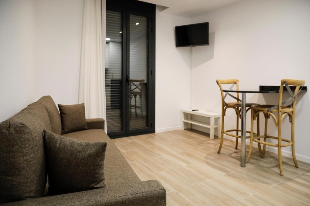Posezení v ubytování SM Apartments Station