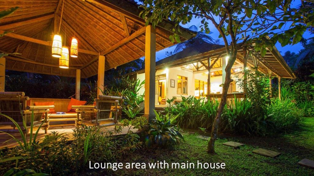 Zahrada ubytování Carik Tangis Boutique Homestay