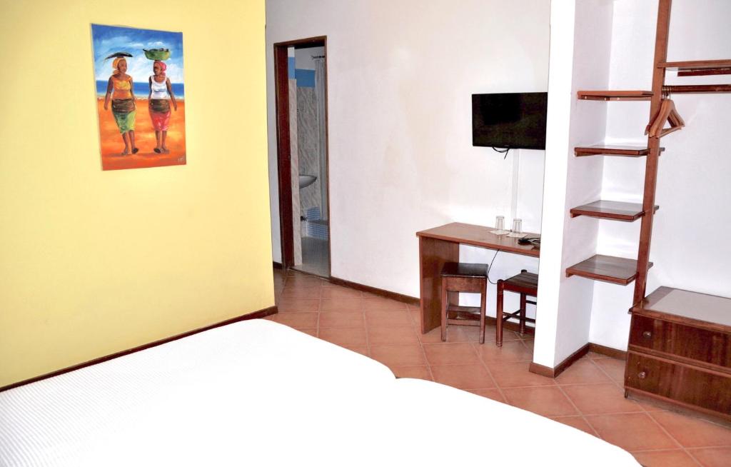 TV a/nebo společenská místnost v ubytování Hotel MiraBela