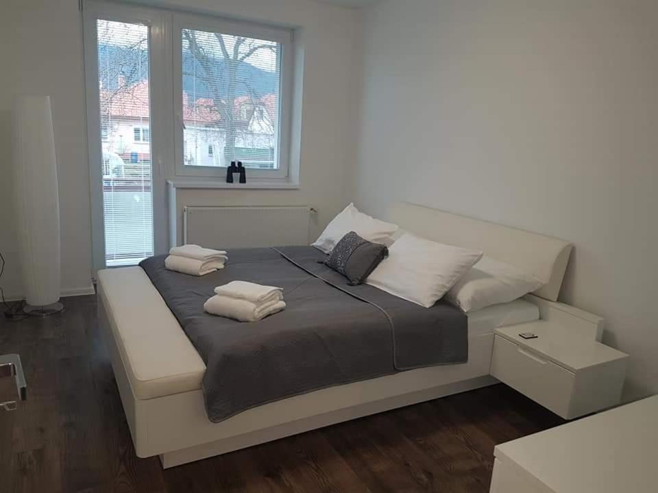 Postel nebo postele na pokoji v ubytování Apartmán Martin