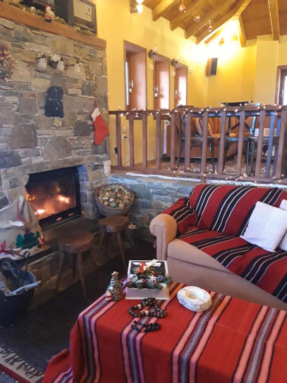 Posezení v ubytování Guest House "Aspasia"