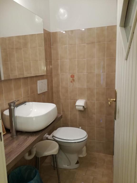 Kúpeľňa v ubytovaní Aktiv Hotel Eden