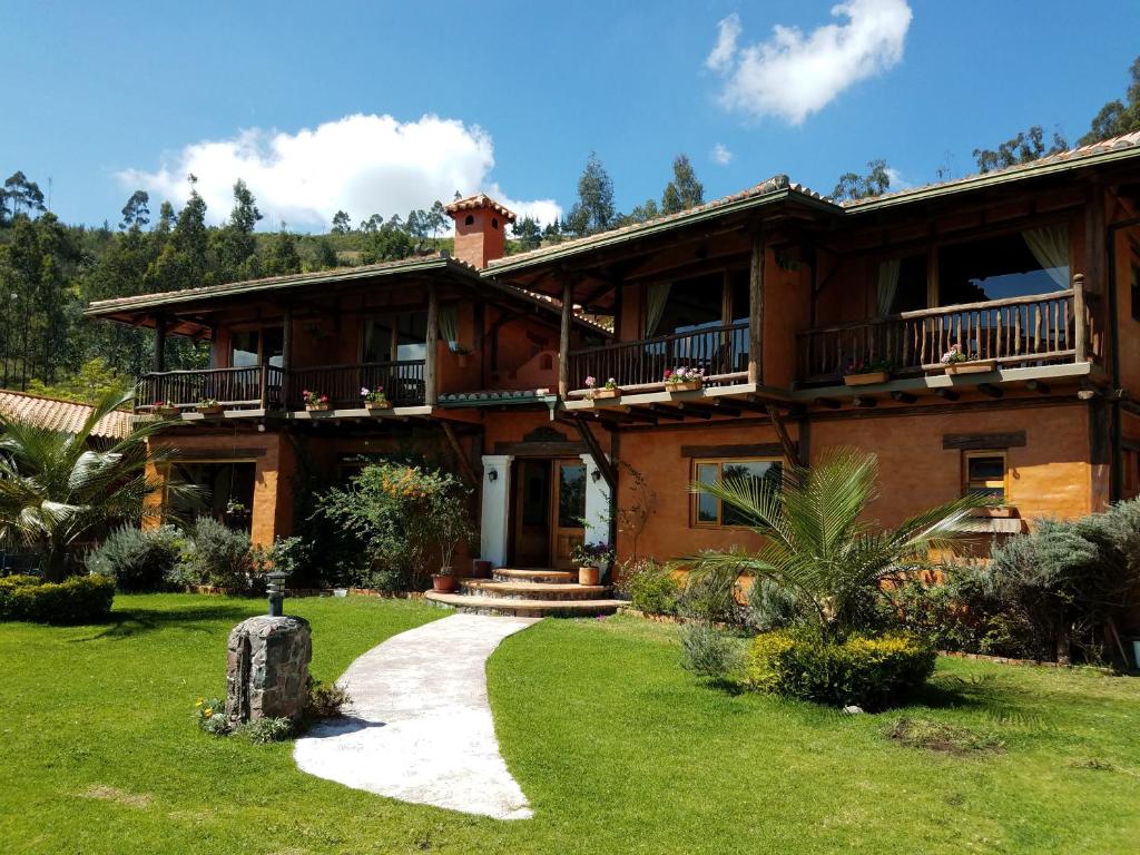 Zahrada ubytování Ilatoa Lodge