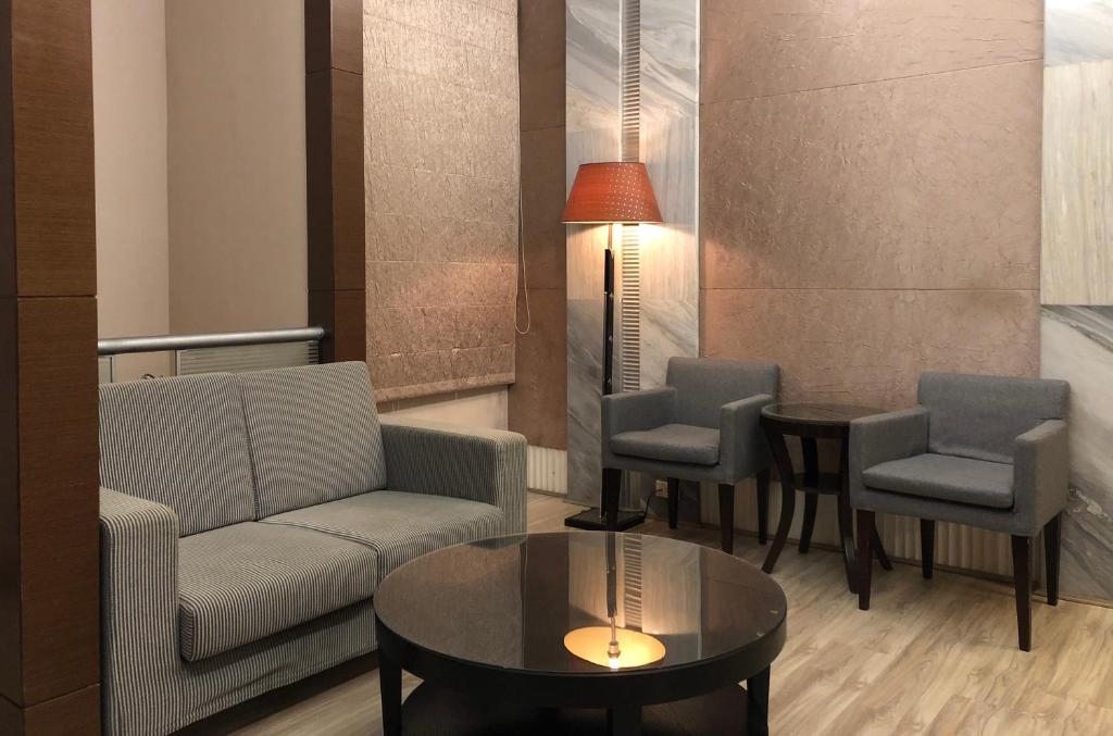 Posezení v ubytování Jing Hwa Motel