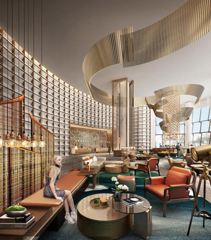 Posezení v ubytování Tianyuan Grand Hotel Xiamen