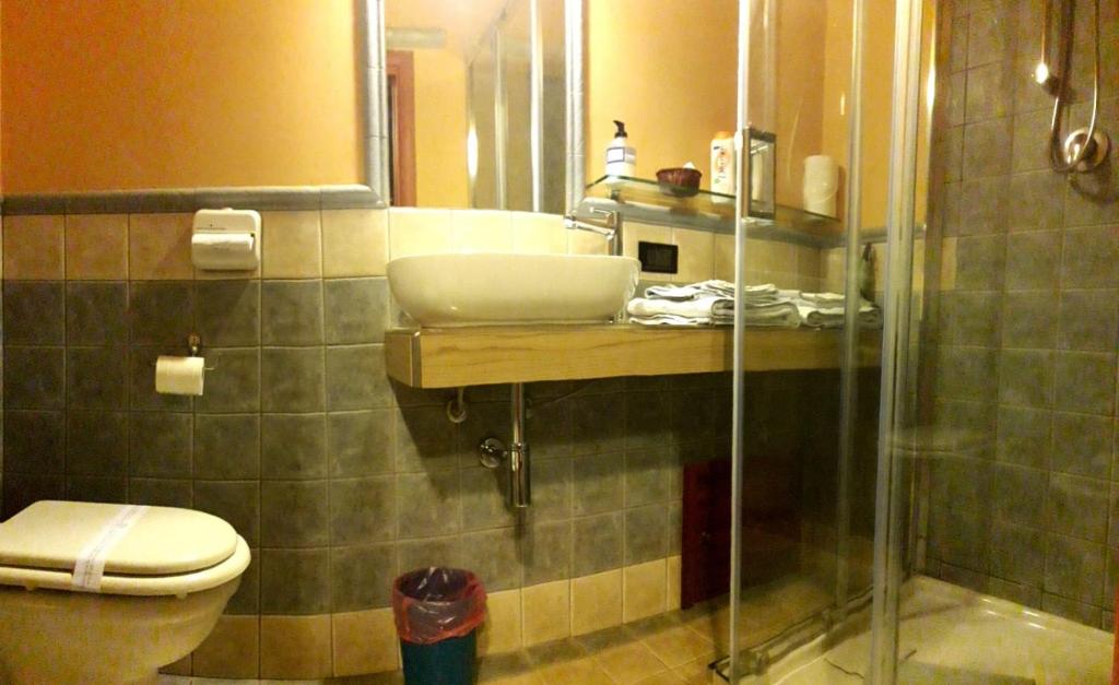 Koupelna v ubytování B&B Le Casette Di Lù