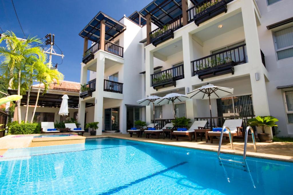 Bazén v ubytování Krabi Apartment-SHA Extra Plus nebo v jeho okolí