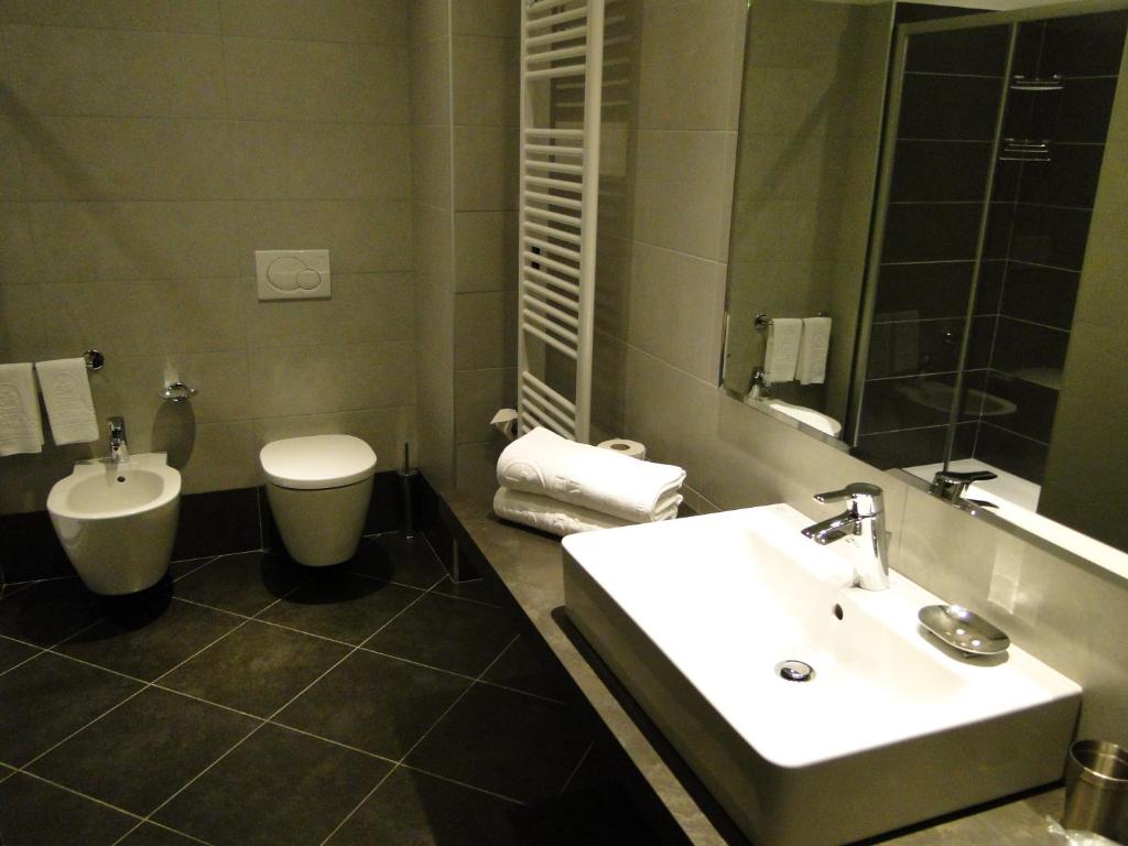 Een badkamer bij Hotel Giulietta Romeo