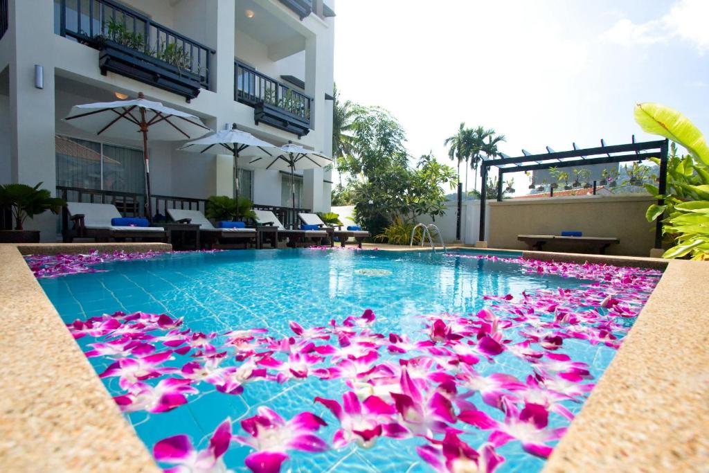 Bazén v ubytování Krabi Apartment-SHA Extra Plus nebo v jeho okolí