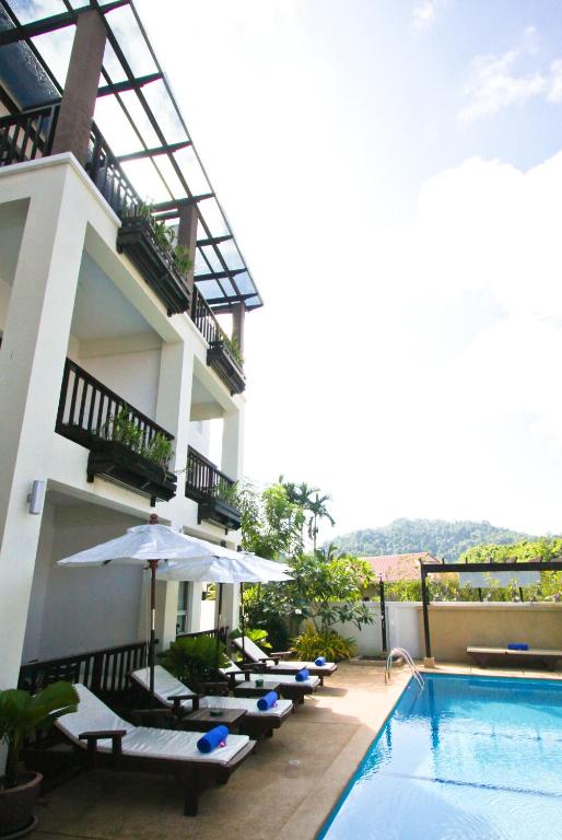 Bazén v ubytování Krabi Apartment-SHA Extra Plus nebo v jeho okolí