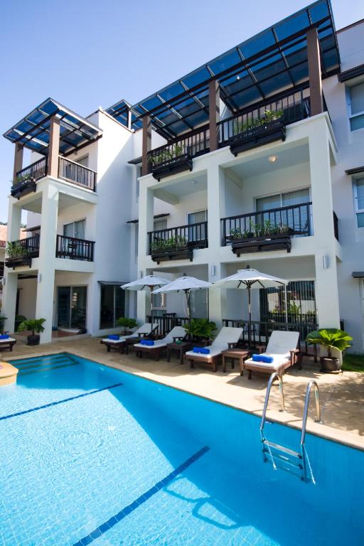 Bazén v ubytování Krabi Apartment-SHA Extra Plus nebo v jeho okolí