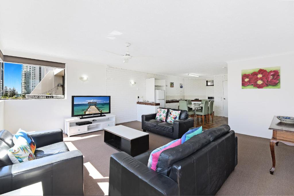 Broadbeach Travel Inn Apartments - 标准的两居室公寓