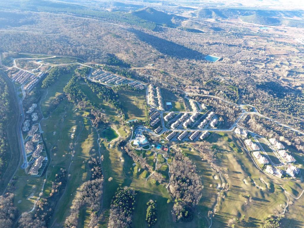Letecký snímek ubytování Apartamentos Campo de Golf