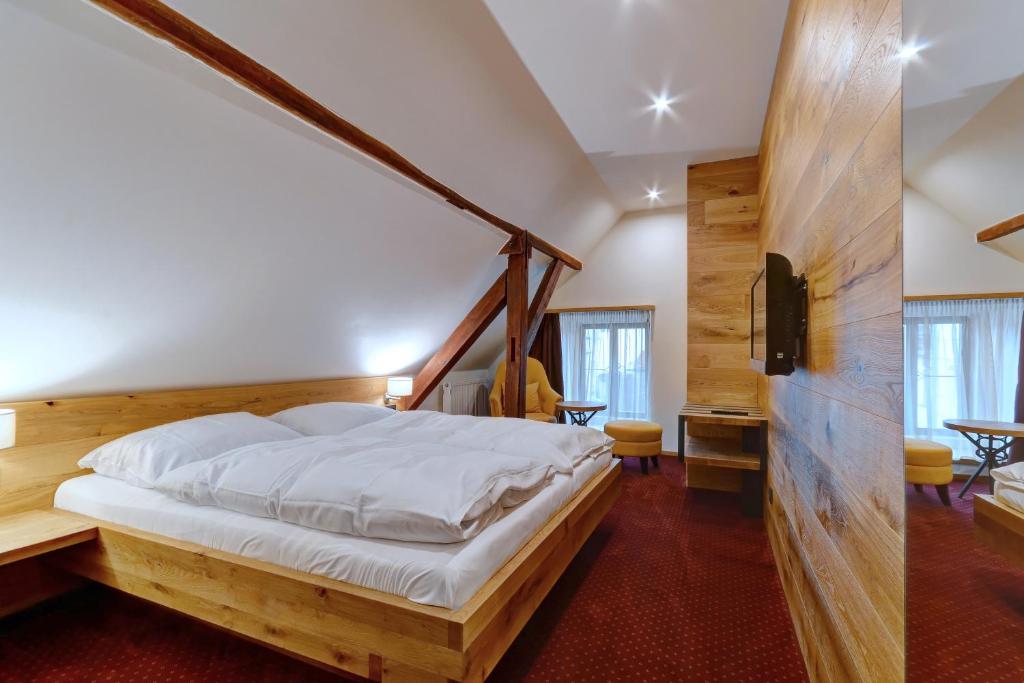 Katil atau katil-katil dalam bilik di Villa Conti
