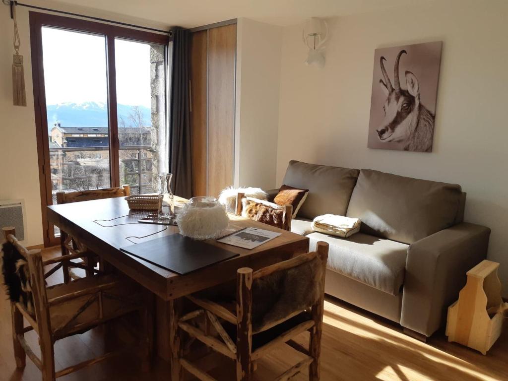 Posezení v ubytování Le Grizzly Luxe Location
