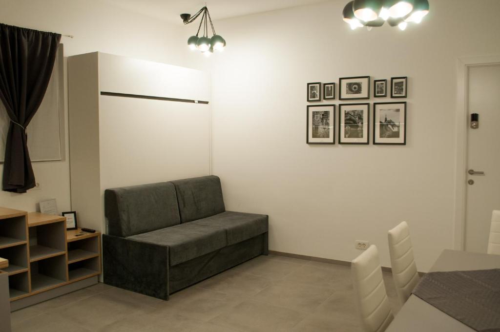 Posezení v ubytování Pekarna apartments